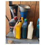 Oil and funnels
