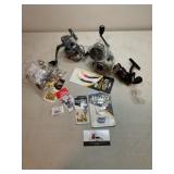 Fishing reels and misc