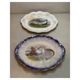 Vintage wildlife platters