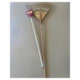 Wood Rake and Plastic rake
