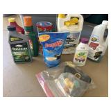 Tote of Misc Garden chemicals