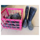 Rubber boots