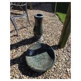 Ceramic Bird Bath
