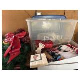 Tote of Misc Christmas