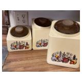 MCM counter top canister set / plastic