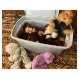 Tote of Stuffed Animals