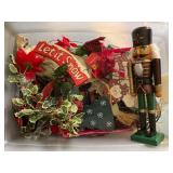 Tote of Christmas Decor