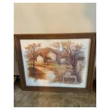 Framed wall decor