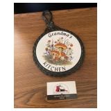 MCM mushroom Grandmas kitchen trivet