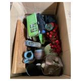 Box of Misc Decor