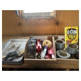 Brushes, tape and misc