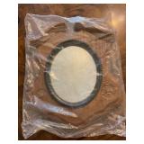 Vintage plastic frame mirror