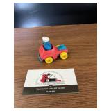 Vintage metal Cookie Monster toy
