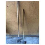 Magnet and hoe