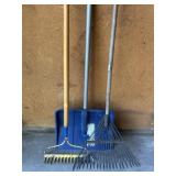 Rakes  and Snow shovel