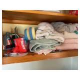 Shark iron, towels