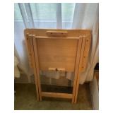 Wood tv tray