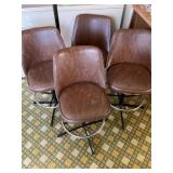 Retro swivel bar stools