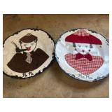 Folk Art Plates