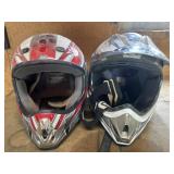 L and XL Racing Helmets