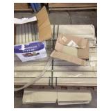 Shelving beams and shelving