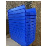 12 Pack Blue Bins. Box sealed 11 x 7 x 4
