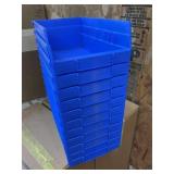 12 Pack Blue Bins. Box sealed 11 x 7 x 4