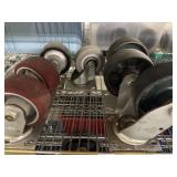 Misc rubber and cast caster wheels