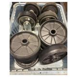 Caster wheels and wheels