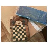 Back sling chair and primitive decor