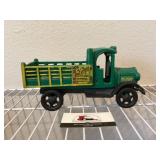 Vintage cast iron truck