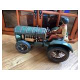 Resin tractor decor