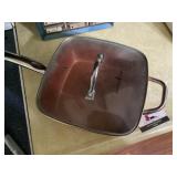 Copper chef skillet