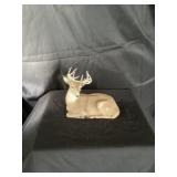 Sitting deer coin bank