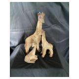 Set-of 3 giraffe decor