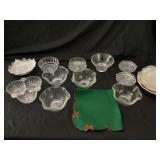 Assorted glassware