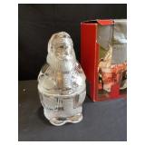 Santa holiday treat jar