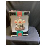 Musical carousel hand-painted porcelain