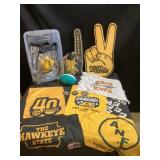 Assorted IowaHawkeye souvenirs