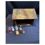 Vintage nativity set