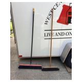 2- Garage/ Shop Push brooms
