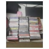 Vintage cassette tapes, Sony blu ray player