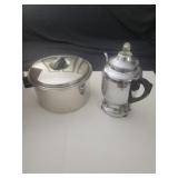 Assorted kitchen pots and bowls