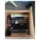 Box of various books