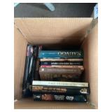 Box of various books