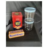 Distorted tins and canisters