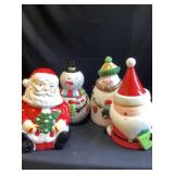 6- Christmas cookie jars