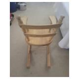 Wooden rocking chair
