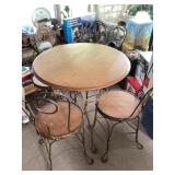Vintage soda shop table