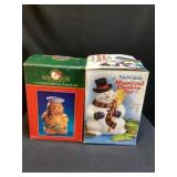 2- Christmas cookie jars